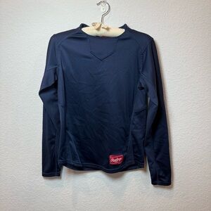 Rawlings Blue Long Sleeve Performance Tee